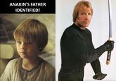 ANAKIN'S FATHER IDENTIFIED!
