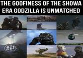 THE GOOFINESS OF THE SHOWA ERA GODZILLA IS UNMATCHED にゆけ ていさつ (すぐ Godzilla is saying he has no reason to save humans. They are always bullying me. Rodan agrees with him.