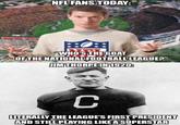 NFL FANS TODAY: "WHO'S THE GOAT OF THE NATIONAL FOOTBALL LEAGUE?" JIM THORPE IN 1920: C LITERALLY THE LEAGUE'S FIRST PRESIDENT AND STILL PLAYING LIKE A SUPERSTAR