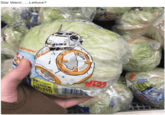 Star Wars!......Lettuce? M/DISNEY 25% VITAMIN K 12TH STAR