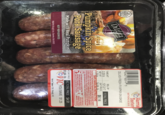 U.S. AGRICULTURE EST.4398 INKING TRADIT DILUIGI USAGE 03407 60614 5 Harris Teeter MATTHEWS, NC 28105 DILUIGI FRESH PUMPKIN SAUSAGE Sell By: 10 1217 B Pumpkin Spice Pork Sausage Made with Real Pumpkin KEEP REFRIGERATED Made by DiLuigi's Inc. Danvers, MA 01923 TARE WT 0.08 lb NET WT 1.23 lb SELL BY 10/12/17 TOTAL PRICE $6.14 UNIT PRICE $4.99 lb SAFE HANDLING INSTRUCTIONS THIS PRODUCT WAS PREPARED FROM INSPECTED AND PASSED MEAT AND/OR POULTRY, SOME FOOD PRODUCTS MAY CONTAIN BACTERIA THAT COULD CAUSE ILLNESS IF THE PRODUCT IS MISHANDLED OR COOKED IMPROPERLY FOR YO R YOUR PROTECTION, FOLLOW THESE SAFE HANDLING INSTRUCTIONS KEEP REFRIGERATED OR FROZEN. THAW IN REFRIGERATOR OR MICROWAVE. ☐ KEEP RAW MEAT AND POULTRY SEPARATE FROM OTHER FOODS WASH WORKING SURFACES (INCLUDING CUTTING BOARDS), UTENSILS, AND HANDS AFTER TOUCHING RAW MEAT OR POULTRY VIC UNIT PRICE $3.99 /lb COOK THOROUGHLY KEEP HOT FOODS HOT REFRIGERATE LEFTOVERS IMMEDIATELY OR DISCARD VIC TOTAL PRICE $4.91 VIC YOU SAVE $1.23 Harris Teeter 136, Releigh, NC