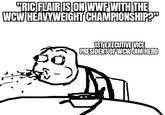"RIC FLAIR IS ON WWF WITH THE WCW HEAVYWEIGHT CHAMPIONSHIP?" 1ST EXECUTIVE VICE PRESIDENT OF WCW JIM HERD