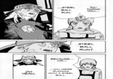 OH УЕАН. B-BMP ...STEEL BALL TH- THANK YOU... RUN. BECAUSE... UM... ... YOU WERE RUNNING WITH A STEEL BALL. STEEL BALL RUN?