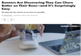 Runners Are Discovering They Can Churn Butter on Their Runs—and It's Surprisingly Easy We dug into the science to see how it's possible. BY KATJA VUJIĆ PUBLISHED: MAR 10, 2026 3:00 PM EDT ཁ།⇨ RUNNER'S WORLD BROOKS 8051 盒 FINISHER