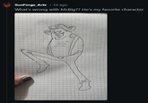 A fan illustration of Egg McBig by SunForge_Arts, posted on Reddit on March 25th, 2026.