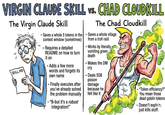 VIRGIN CLAUDE SKILL vs. CHAD CLOUDKILL The Virgin Claude Skill SKILL.MD - Saves a whole 3 tokens in the context window (sometimes) Requires a detailed README on how to turn it on - Adds a few more words and forgets its own name - Finally executes after you've already solved the problem manually -"B-but it's a robust integration!" The Chad Cloudkill Saves a whole village from a troll raid -Works by literally vomiting green. death - Makes the DM cry - Deals 5D8 poison damage because he felt like it "Token efficiency?" You mean those dead goblin tokens - Doesn't explain, just kills stuff.