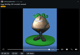 Screenshot of a Reddit post by GremzyGremlin, featuring a 3D model they created of Egg McBig. Posted March 27th, 2026.