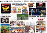 growing up in Ukraine in 2010s starterpack (pt.2) like half of the stars TV TER EVENINGS ON A FARM NEAR DIKANKA later turned out to be B ЗРОБЛЕНО В УКРАЇНІ ВЕЧЕРА близ на хуторе ДИКАНЬКИ rewatching ☑ поле GASPYKA картопляні чипси зі смаком краба our this feels like politicians a fever dream always Люкс зі смаком краба pro-russian Смажимо Ha 100% COMO никовій Hubruk 3 COKOM ЯБЛУКА C QTV KOPI Можливо все! картоплюксове ИСТИТЬ СІК STA EXIHALENO BITAMIHM TA MAPOENEMENTM НАРІЙ БЕЗАЛКОГОЛЬНИЙ СОКОВИЙ СИЛЬНОГАЗОВАНИЯ EPA/UPG m Іван Франко JLAC HAKATA 1:1 making sure we have new memes wearing vyshyvanka to be photographed in school УКРАЇНА МНЕ ГАЛАНТ treating eurovision way too seriously 1+1 Olha Freimut УКРАЇНА teaching us how СКАЗОЧНАЯ to be "lady-like" (nobody really cares except her) PYCH 16+ the goat