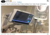 griffin @ohiojesustwink. Follow DONT PUT CASINO BUTTER DIRECTLY ON THE STONE!!! 6:32 PM - Mar 29, 2026 X