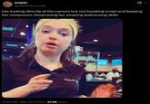 megan @shailene_woodli Her looking directly at the camera but not breaking script and keeping her composure showcasing her amazing waitressing skills Black 11:46 PM - Mar 29, 2026 27.4K Views