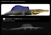 elephant seal phytosaur. TutleZ/ @ZTutle99399.1d Why he so fat