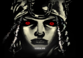 A reaction image of Johnny Joestar with red eyes shrouded in darkness. This is known as the Johnny Joestar anti-piracy screen.