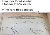 Her on first date: I hope he's cute Him on first date: 臺 Fun Task 運 What do you think the borders of the Middle East should be? Don't be afraid to group people with no regard for history and ethnicity. It worked for the British and French! Invent new countries and create interesting and fresh conflicts! Its
