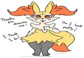 Thanks For I think I do! drawing me! Do I look pretty?