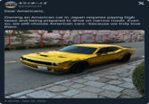 キウイボーイズ @kiuiboys44 Dear Americans, Owning an American car in Japan requires paying high taxes and being prepared to drive on narrow roads. Even so, we still choose American cars-because we truly love them. 10-916 4:48 PM · Mar 29, 2026