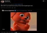 Camiona @Camiona Translated from Spanish Show original Me with my boyfriend every time he's looking at me Rate this translation: acervo doguinhos @acervodoguinhos Mar 30 0:01 2:24 AM Mar 31, 2026 1.4M Views