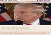 Board /pol/ - Politically Incorrect Anonymous (ID: r/zEjSeo Settings Mobile Home 04/01/26(Wed)13:49:26 No.532136215 102 KB JPG >doesn't care about the enriched uranium >doesn't care about reopening the Strait >says US may leave with no deal and regime intact Then w-- is the point of the war Anonymous (ID: L+umqAC8 04/01/26(Wed)13:50:46 No.532136299 the kosher nostra made a lot of money though. checkmate libtard.