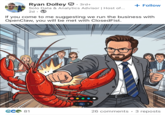 Ryan Dolley 3rd+ Solo Data & Analytics Advisor | Host of... கு 2d 1 + Follow If you come to me suggesting we run the business with OpenClaw, you will be met with Closed Fist. GC 81 T 26 comments • 3 reposts