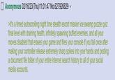 Anonymous 02/16/23(Thu)11:01:47 No.627926829 >It's a timed autoscrolling night time stealth escort mission ice swamp puzzle quiz final level with draining health, infinitely spawning buffed enemies, and all your moves disabled that erases your game and fries your console if you fail once after making your controller release extremely sharp spikes into your hands and posting a document file folder of your entire internet search history to all of your social media accounts.