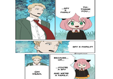 ...SPY ✓ TH- THANK YOU... FAMILY BECAUSE... UM... ...YOU'RE A SPY Он YEAH. AND WE'RE A FAMILY. SPY X FAMILY? @kagamiutsuro