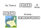 No. There is POLAND At Home POLAND At home... THE DUCHY OF WARSAW