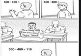 500-400 = 500-400= was How long the Hundred Years' War? 500-400 = 116