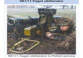 9K111 F---- obliterator 9K111 F---- obliterator in Polish service