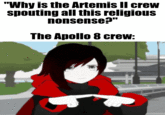 "Why is the Artemis II crew spouting all this religious nonsense?" The Apollo 8 crew: