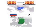 Macedonia North Macedonia because: Russia (by Greek name of Kyivan Rus) because: ?