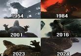 1954 1984 2001 2016 2023 2024