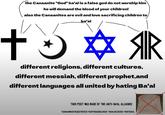 the Canaanite "God" ba'al is a false god do not worship him he will demand the blood of your children! also the Canaanites are evil and love sacrificing children to ba'al ++ ЯR different religions, different cultures, different messiah, different prophet,and different languages all united by hating Ba'al THIS POST WAS MADE BY THE ANTI-BA'AL ALLIANCE #CANAANMUSTBEDESTROYED #CARTHAGODELENEST #BA'ALFALSEGOD #IHATEBA'AL