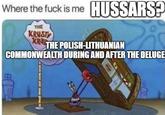 Where the f--- is me HUSSARS? THE KRUSTY KRA THE POLISH-LITHUANIAN COMMONWEALTH DURING AND AFTER THE DELUGE