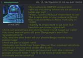 : Anonymous 24 KB JPG 03/11/26(Wed)00:21:53 No.84115055 >My culture is SUPER unique bro! >We do this thing where we sit around a table and eat! >Yeah, food is REALLY important to us! The staple dish of our culture is [food that was invented in New York City in 1980] >Family is important to us too! Our families are super tight-knit! >And our grandmas are old-fashioned and tough as nails! You don't wanna piss off your [language's word for "grandmother"]! >Oh, and we also keep all our plastic bags inside a big plastic bag! >And we party super hard! >Nobody can hold their liquor like us! Our weakest alcohols would put anyone else under the table! >Oh, but you don't wanna get involved with the criminal groups around here! They're a lot more brutal than the criminals you're used to!