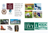 Phillips Academy ANDOVER BRUNSWICK COURAGE SCHOOL OOL 1902 HONOR TRUTH Greenwich, CT PHILLIPS Nantucket, MA EXETER ACADEMY Southport, CT Darien, CT Dover, MA CHOATE ROSEMARY HALL Concord, MA Wellesley, MA Weston, MA CHI THE IVY LEAGUE® ANESCAC NEW ENGLAND SMALL COLLEGE ATHLETIC CONFERENCE