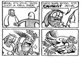WHOA, IT'S JESUS. YOU'RE SUCH A CHILL DUDE GUESS AGAIN, BITCH. I'M CALVINIST JESUS 0 THIWAK BIFF * BIFF ** **