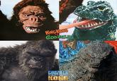KING KONG GODZILLA GODZIL VS. KONG