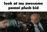 look at my awesome pomni plush kid