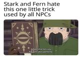Stark and Fern hate this one little trick used by all NPCs animepahe A spell that lets you flip pancakes perfectly.