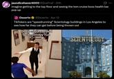 jaundicehaver4000 @ZoeFnaf - 20h imagine getting to the top floor and seeing the tom cruise boss health bar pop up Dexerto @Dexerto Apr 12 TikTokers are "speedrunning" Scientology buildings in Los Angeles to see how far they can get before being thrown out Deepest recorded Scientology run + SCIENTOLOGY