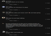 weevilzer My tryna flesh out an essay 3d ago View 1 reply olive *• the random car shoutout i'm dead 3d ago View 7 replies ✓ alex tats why did this video just never end? just kept going 3d ago View 3 replies ✓ e and then he just kept talking 3d ago View 1 reply Im just confused as to why you're saying people are spreading misinformation when the only accounts I've seen have just been reposting your exact videos? I'm not trying to hate, I'm just confused as to how that's a smear campaign? 3d ago View 3 replies ✓ cec please tyler i just woke up 3d ago View 1 reply ♥ 7007 ♥6677 4974 ♥ 5968 ❤ 13.8K 3209