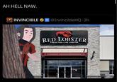 AH HELL NAW. INVINCIBLE ☑ prime video - @InvincibleHQ.2h RED LOBSTER FRESH FISH LIVE LOBSTER