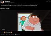 adriana @DragonOfVEN "there's civil rights and the 13th amendment upstairs" balatro devs: 0:05 From Moofuso 7:12 AM - Apr 14, 2026 33 Views 0