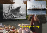 A good night's sleep