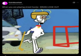 PointlessHub @HubPointless When you are playing street hocke- BRIAN LOOK OUT 00 0