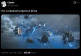 Cerato @75Cerato This is obviously anguirus's doing 7:03 PM Apr 14, 2026 157.4K Views