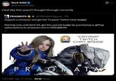 Rock Solid @ShitpostRock2 I feel like this wasn't thought through correctly PRAGMATA C@PRAGMATAgame - 11h 0 Support a streamer and get the "Cryana" Twitch Chat Badge! Starting now until April 30, get this special badge by purchasing or gifting subscriptions to streamers live in PRAGMATA! "CRYANA" TWITCH CHAT BADGE PRAGMATA 7:40 AM - Apr 17, 2026 - 34.1K Views