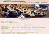 : Anonymous Just meet girls at college bro 04/09/25(Wed)12:12:33 No.80923052 Laptops_CH.jpg 181 KB JPG >go to college >class is 70% women >no one talks to each other like ever >when the lecture is over they get up and leave in silence >whenever I try to start a convo with anyone they look annoyed >try talking to that nerdy looking chick with anime stickers on laptop >she immediately looks at me weird puts her headphones on an leaves class