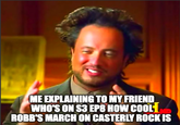 ME EXPLAINING TO MY FRIEND WHO'S ON S3 EP8 HOW COOL ROBB'S MARCH ON CASTERLY ROCK IS