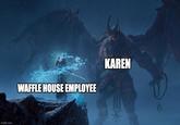 imgflip.com WAFFLE HOUSE EMPLOYEE KAREN