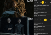 S4E10 SEASON 1 2 3 S6E2 S4.E2 The Lion and the Rose (2014) Bran Stark S4.E4. Oathkeeper (2014) Bran Stark S4.E5 - First of His Name (2014) Bran Stark S4.E10 · The Children (2014) Bran Stark SEASON 1 2 3 S6.E2. Home (2016) Bran Stark S6.E3 · Oathbreaker (2016) Bran Stark S6.E5. The Door (2016) Bran Stark S6.E6 Blood of My Blood (2016) Bran Stark
